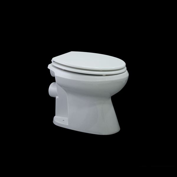 Imagen de Inodoro corto nórdico blanco salida horizontal