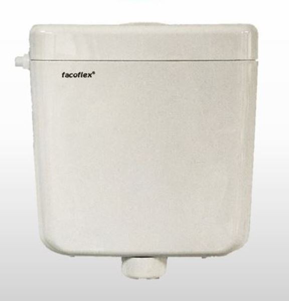 Imagen de Cisterna blanca doble botón entrada inferior