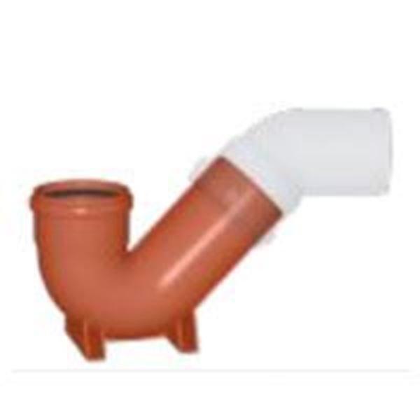 Imagen de Codo taza turca pvc 110