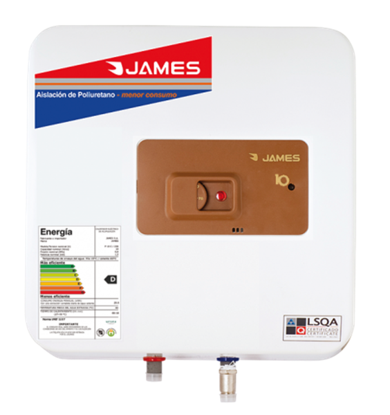 Imagen de Termotanque PRISMA cobre 10 Litros James